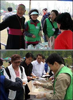 [취재 현장속으로] 서울대교구 ‘나눔의 묵상회’,  전주교구 이민의 날 축제 봉사 현장